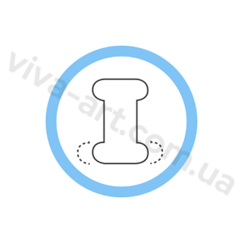 Вставка между 1 и 2 пальцами (толстая), размер на выбор, шт.